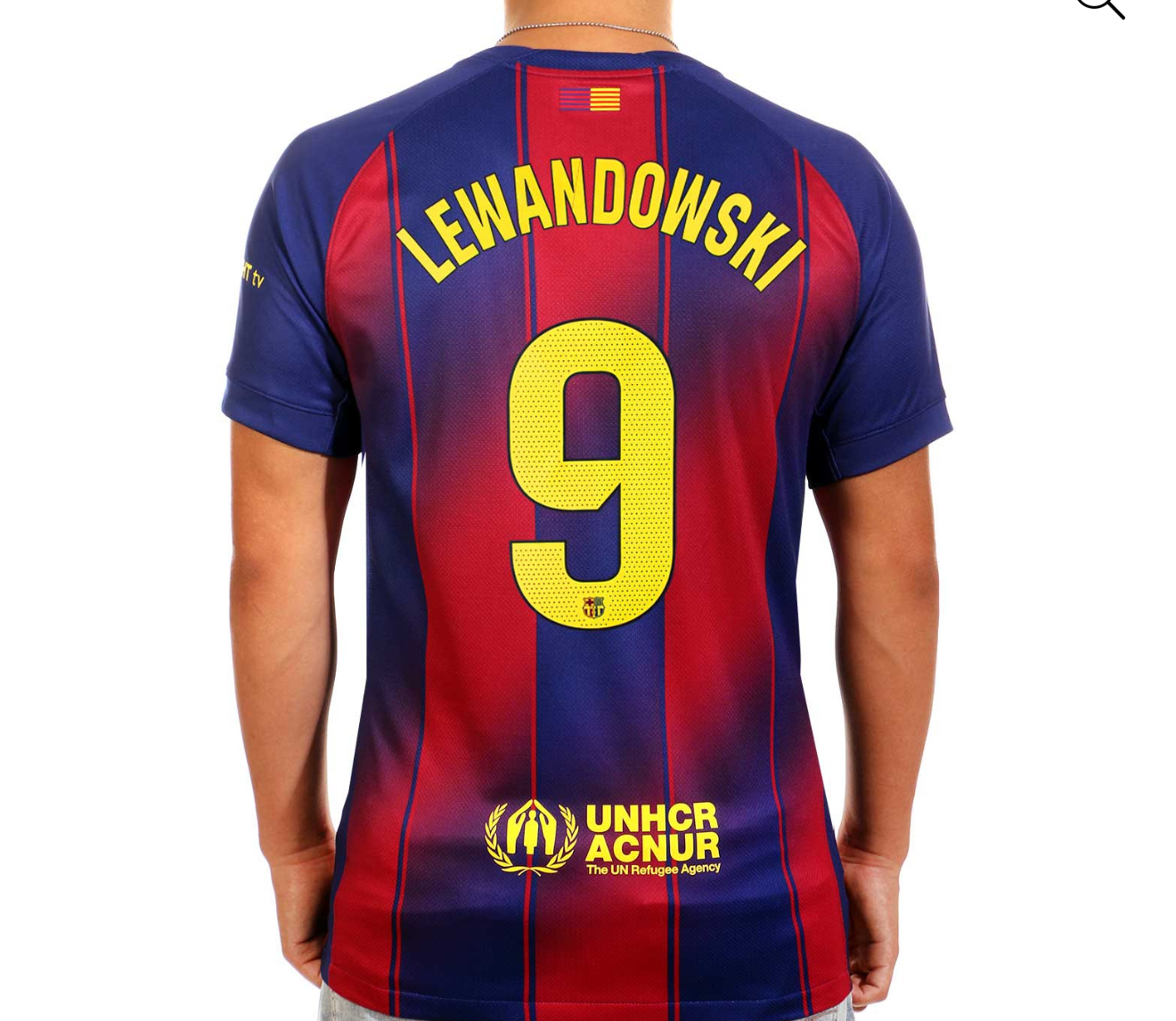 Camiseta Barcelona Primera Equipación Lewandowski 2026