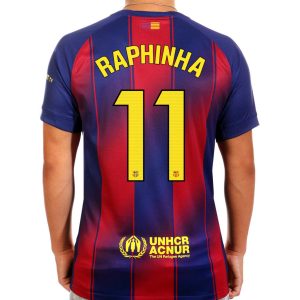 Camiseta Barcelona Raphinha 11 Home Fan