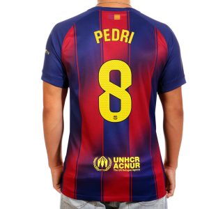 Camiseta Barcelona Pedri 8 Home Fan