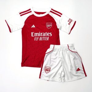 Disponible en varios colores y tallas para niños. Incluye una camiseta de manga corta y un pantalón corto con cintura elástica.