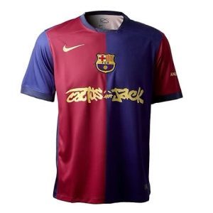 El Fútbol Club Barcelona y el sello discográfico de Travis Scott, Cactus Jack, lanzaron una colección de camisetas de edición limitada en mayo de 2025. El equipo masculino usó una versión especial de la camiseta durante el Clásico contra el Real Madrid el 11 de mayo de 2025