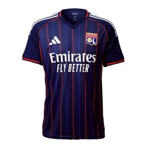 Conjunto de la Versión Away Fan del Olympique Su corte atlético y su ajuste perfecto te permitirán moverte con libertad y agilidad en el campo.