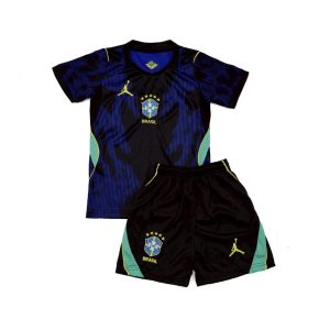 Nuevo Uniforme para Niños de la Selección de Brasil versión Segunda para el Mundial Mexico 2026
