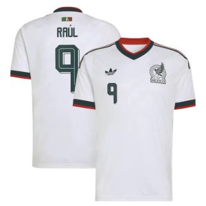 Nueva Camiseta Selección México versión Away personalizada con Raúl 7 para el Mundial 2026