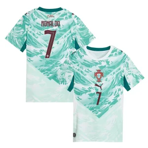 Camiseta Segunda Portugal Ronaldo 7 Campeon Leyendas Mundial