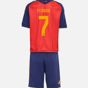 Conjunto Nino España Primera Equipación Ferran 7 Mundial 2026/27
