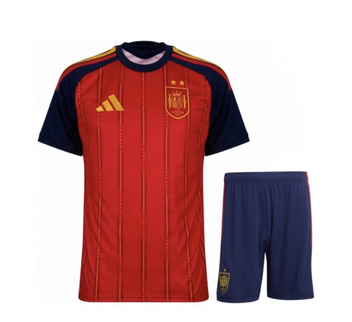 Camiseta Primera Equipación Nino Espana Dos Estrellas Campeon Mundo 2026/27
