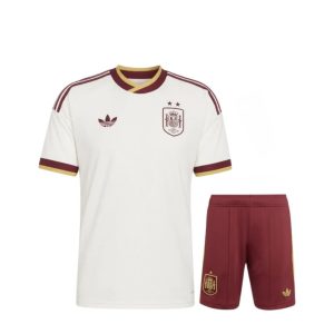 Camiseta Nino Segunda Espana Dos Estrellas Bicampeon Mundo 2026/27